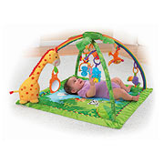 Rainforest-Themed Melodies and Lights Deluxe Baby Gym